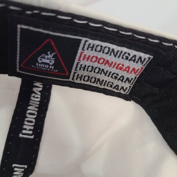 Hoonigan Industries Snapback Hat Blue White Baseball Cap HI Patch Adjustable - Picture 8 of 8